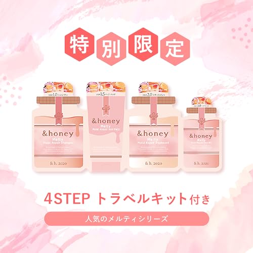 &honey Melty Moist Repair – Kit Capilar Japonés 4 Pasos