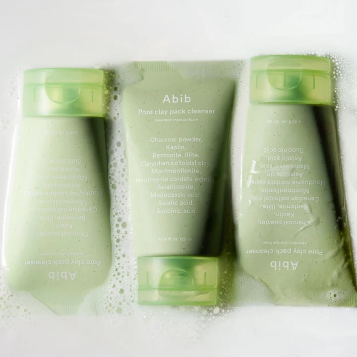 Abib – Limpiador Facial de Arcilla y Carbón Heartleaf Pore Clay