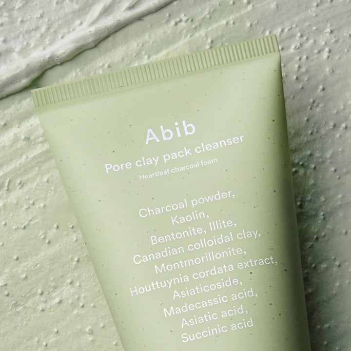 Abib – Limpiador Facial de Arcilla y Carbón Heartleaf Pore Clay