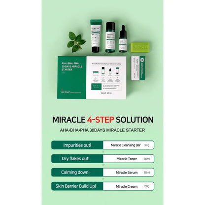 SOME BY MI – AHA, BHA, PHA 30 Days Miracle Starter Set