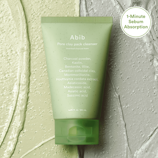 Abib – Limpiador Facial de Arcilla y Carbón Heartleaf Pore Clay