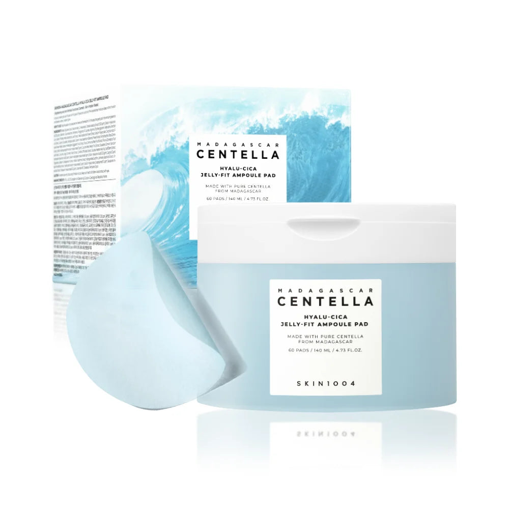 SKIN1004 – Pads Madagascar Centella Hyalu-Cica Jelly-Fit Ampoule 60 Unidades