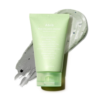 Abib – Limpiador Facial de Arcilla y Carbón Heartleaf Pore Clay
