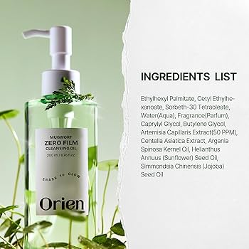 Orien – Aceite Limpiador Mugwort Zero Film Cleansing Oil