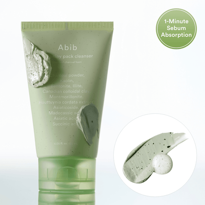 Abib – Limpiador Facial de Arcilla y Carbón Heartleaf Pore Clay