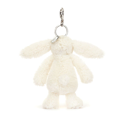 Jellycat – White Bunny Floral Bag Charm