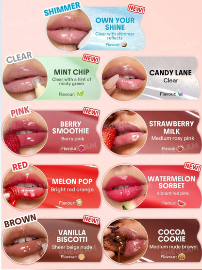 SHEGLAM – Crystal Glaze Cuidado Labial Hidratante