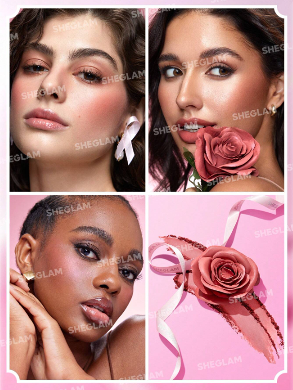 SHEGLAM – Rubor en Polvo Diseño Rosa