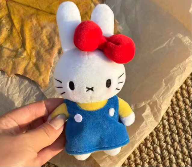 Peluche Llavero Miffy Estilo Hello Kitty