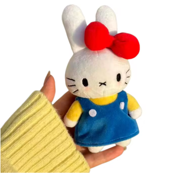 Peluche Llavero Miffy Estilo Hello Kitty