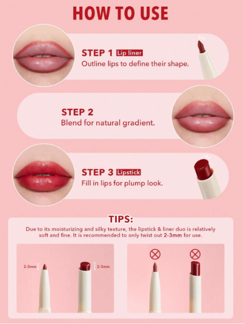 SHEGLAM – Glam 101 Dúo Labial con Color & Delineador
