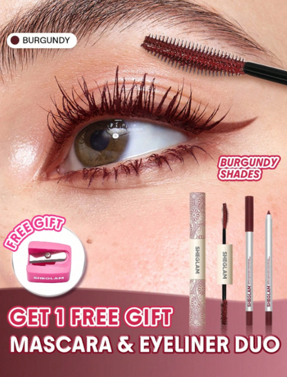SHEGLAM – Set Bold Burgundy Waterproof Mascara & Gel Liner
