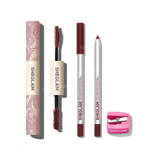 SHEGLAM – Set Bold Burgundy Waterproof Mascara & Gel Liner