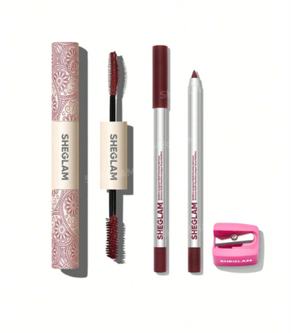 SHEGLAM – Set Bold Burgundy Waterproof Mascara & Gel Liner