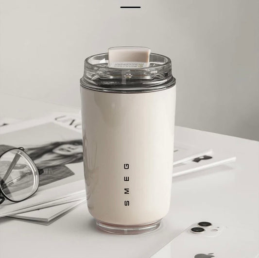 Taza Portátil para Bebida Smeg – 240 ml Acero Inoxidable