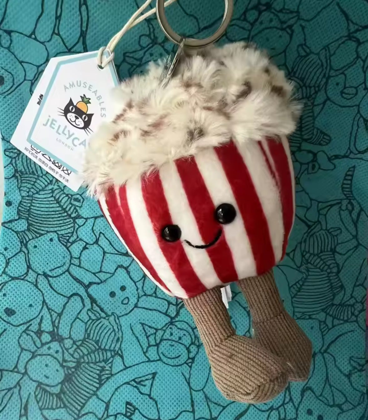 Jellycat – Popcorn Bag Charm