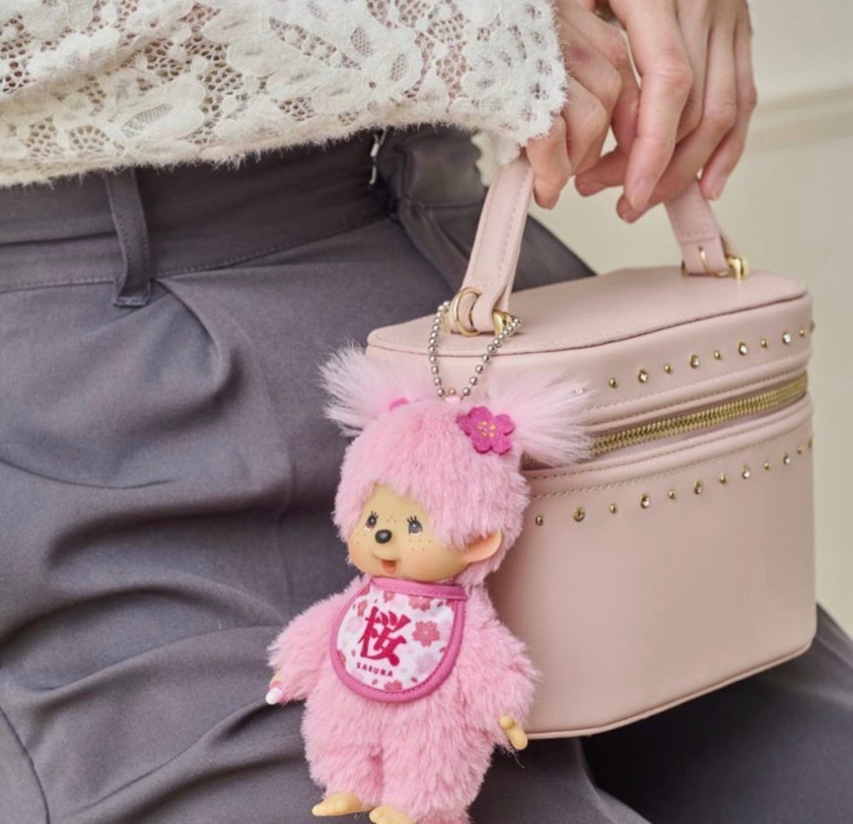 Monchhichi – Llavero Cherry Blossom
