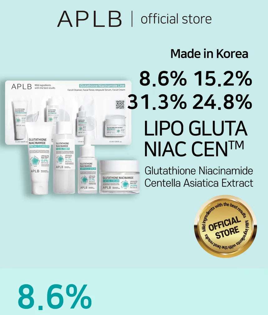 APLB – Glutathione Niacinamide Skin Set (4 Pasos)