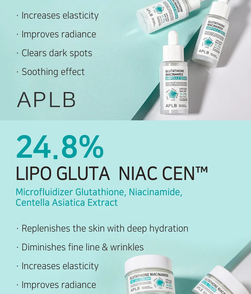 APLB – Glutathione Niacinamide Skin Set (4 Pasos)