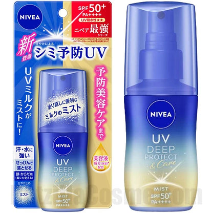 NIVEA Japan – UV Deep Protect & Care Mist SPF50+ PA