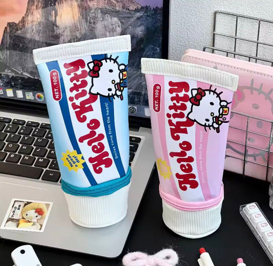 Estuche Hello Kitty en forma de pasta de dientes