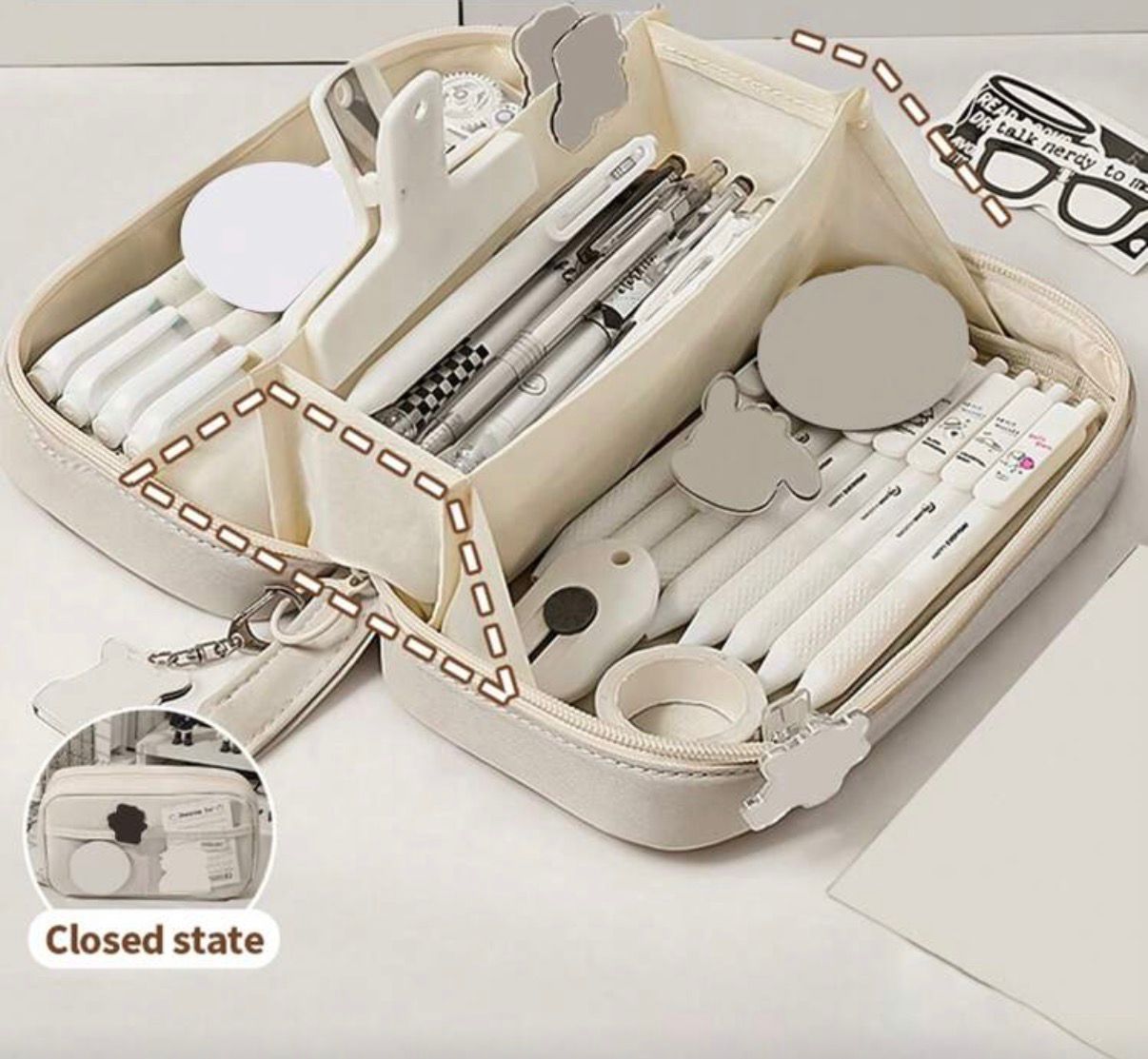 Estuche con organizadores