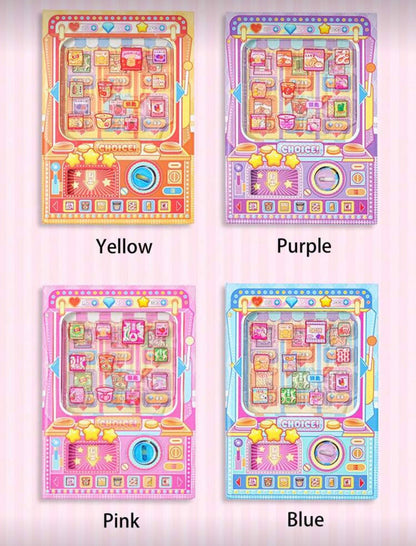 Block de notas con diseño de máquina expendedora