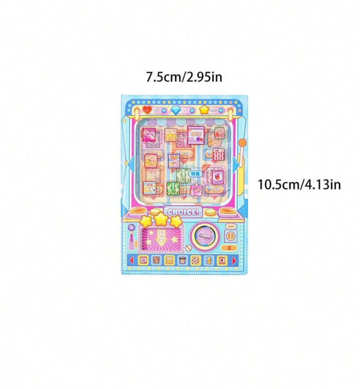 Block de notas con diseño de máquina expendedora