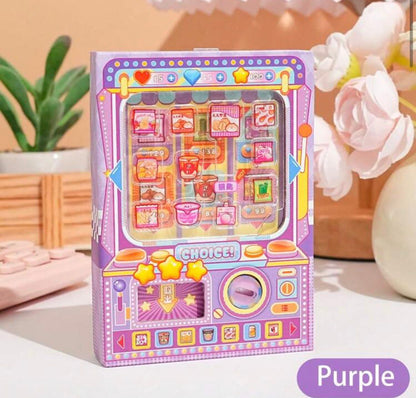 Block de notas con diseño de máquina expendedora