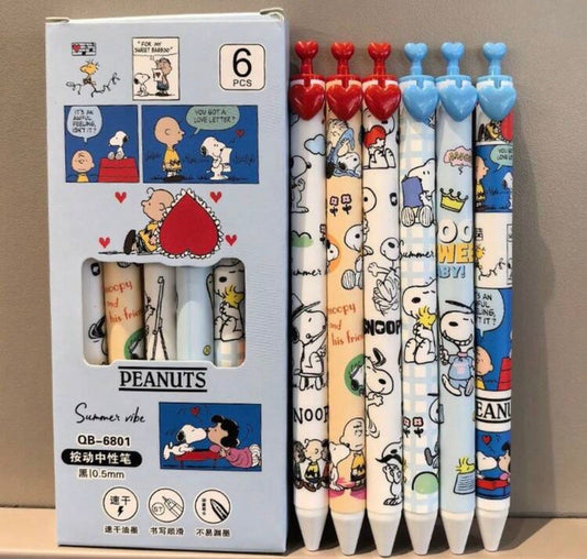 Set de bolígrafos Snoopy