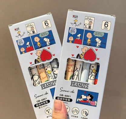 Set de bolígrafos Snoopy