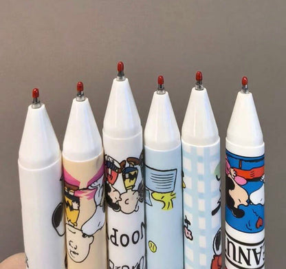 Set de bolígrafos Snoopy