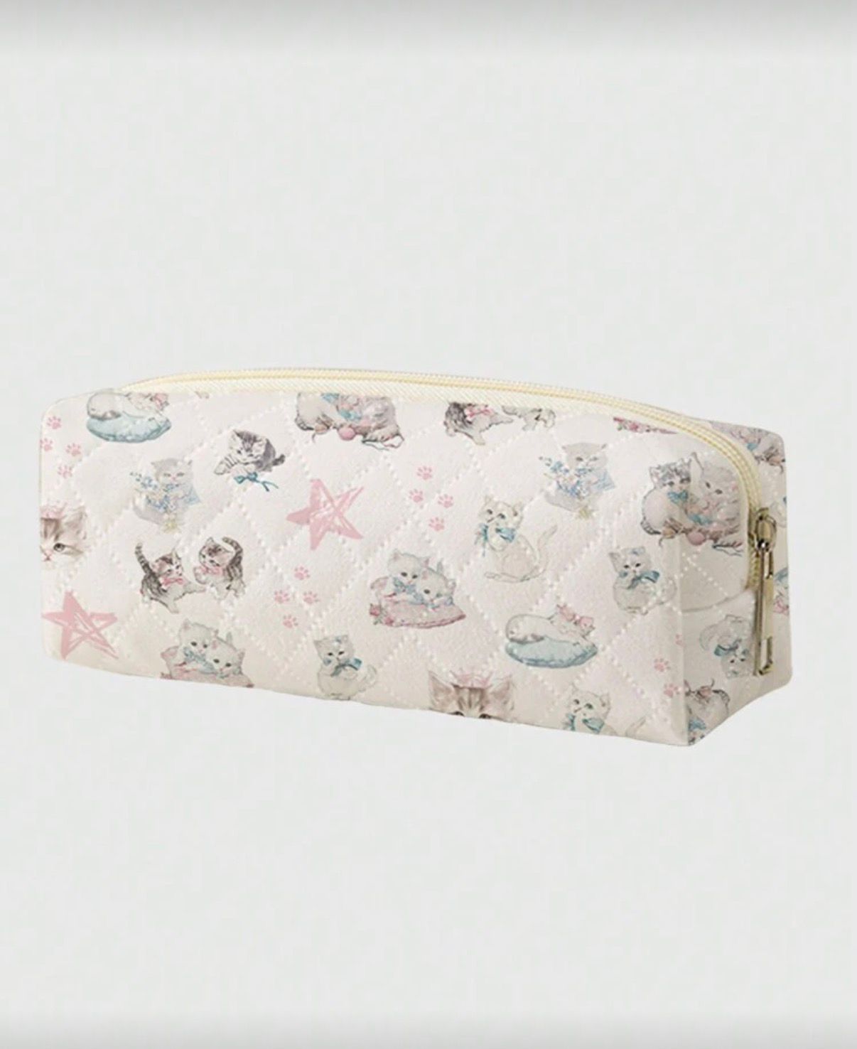 Estuche para lápices con diseño de gatos