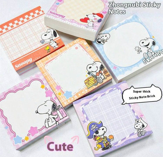 Block de notas Snoopy (estilo al azar)