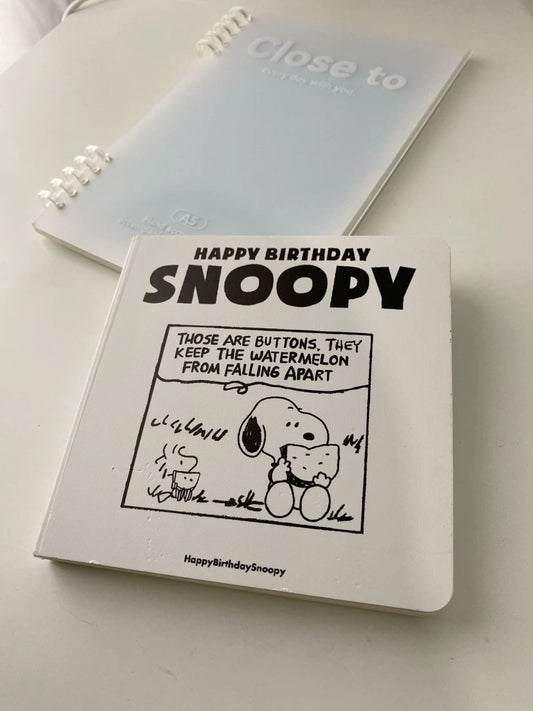 Cuaderno de cuadros Snoopy