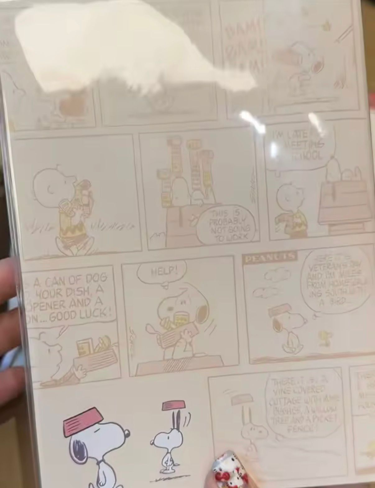 Agenda Snoopy tipo historieta