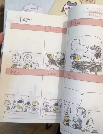 Agenda Snoopy tipo historieta