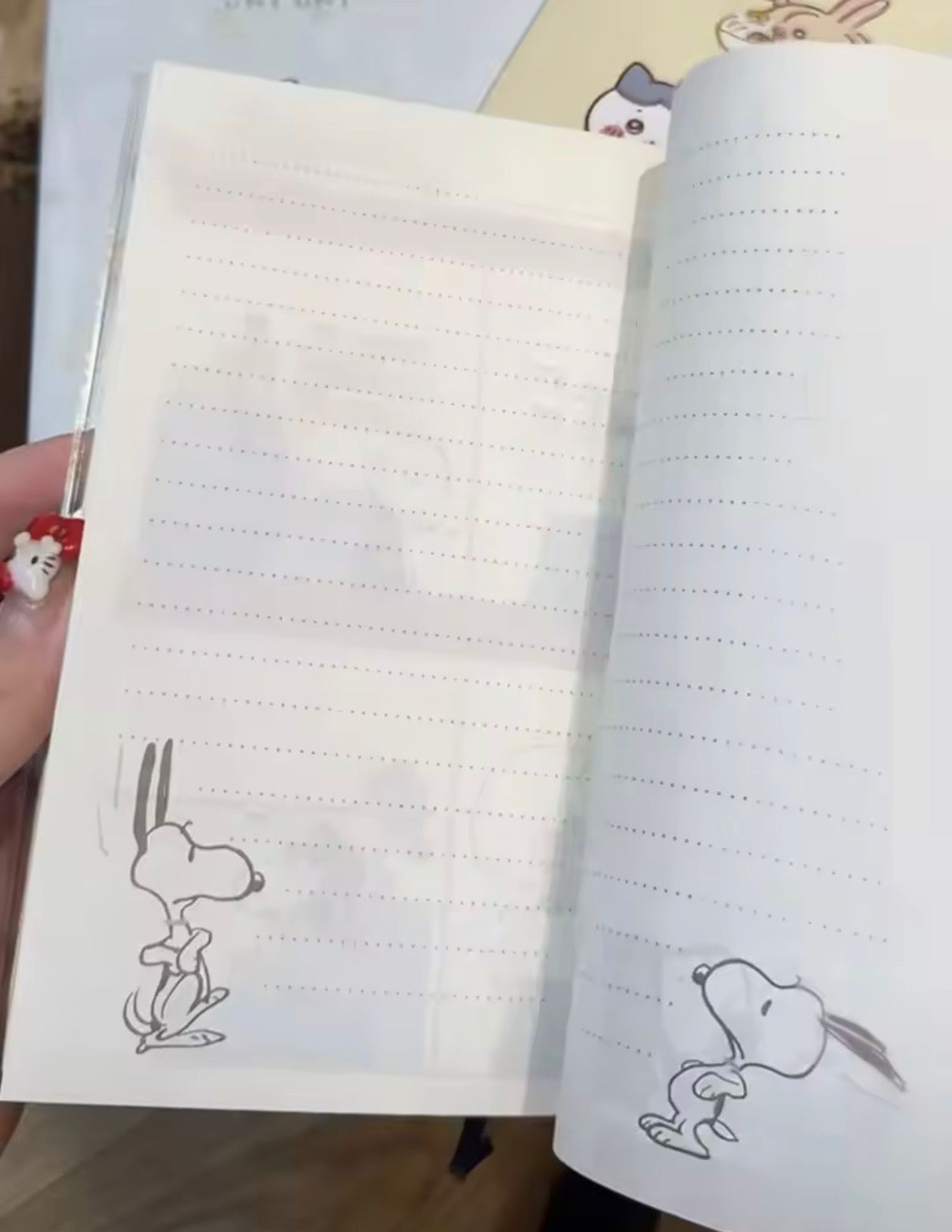 Agenda Snoopy tipo historieta