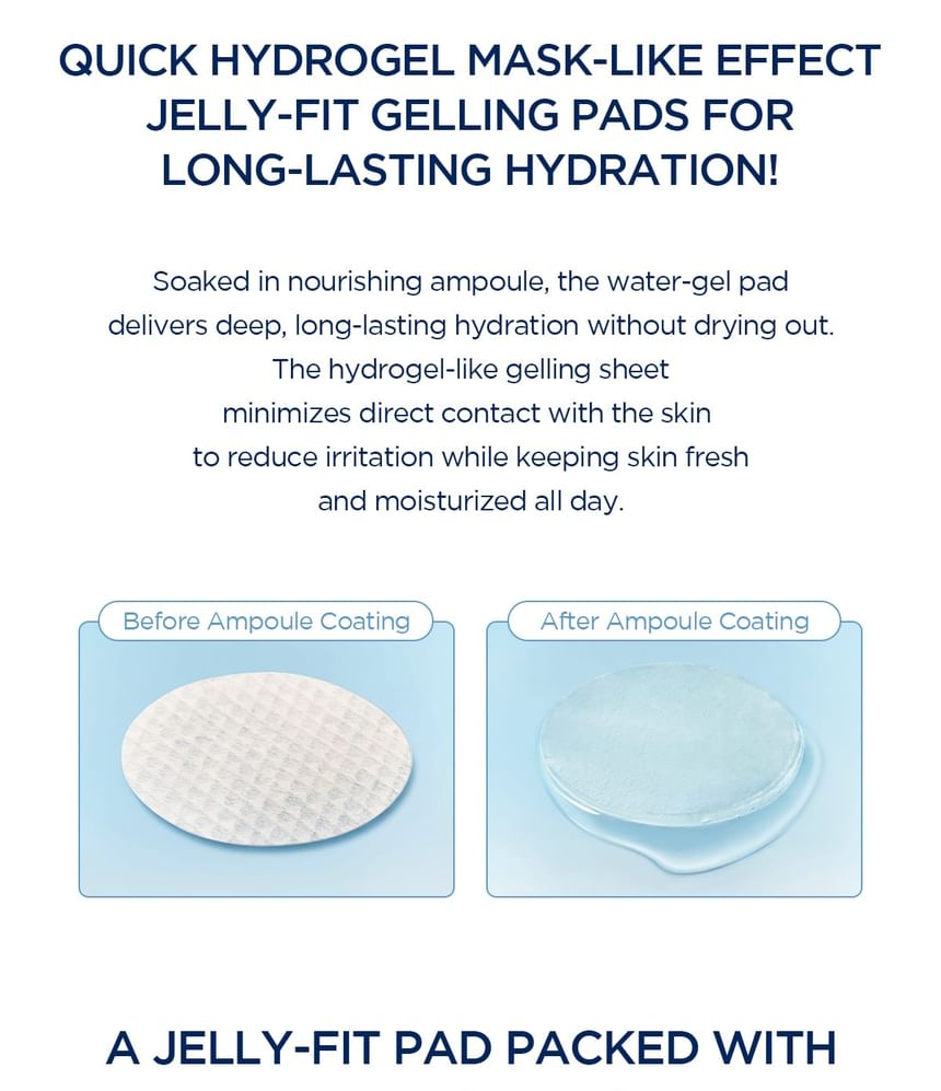 SKIN1004 – Pads Madagascar Centella Hyalu-Cica Jelly-Fit Ampoule 60 Unidades