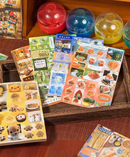 Set de 20 Pegatinas de Estilo Estético Japonés