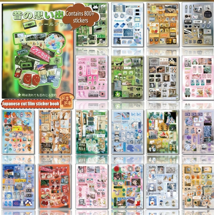 Set de 20 Pegatinas de Estilo Estético Japonés