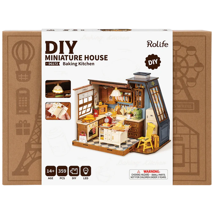 Robotime – Baking Kitchen (Miniatura DIY Original)