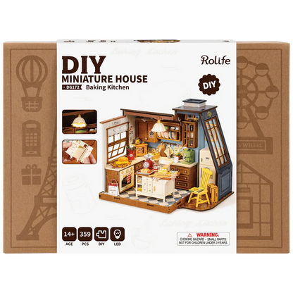 Robotime – Baking Kitchen (Miniatura DIY Original)