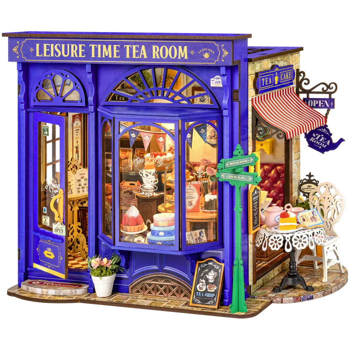 Robotime – Leisure Time Tea Room (Miniatura DIY Original)