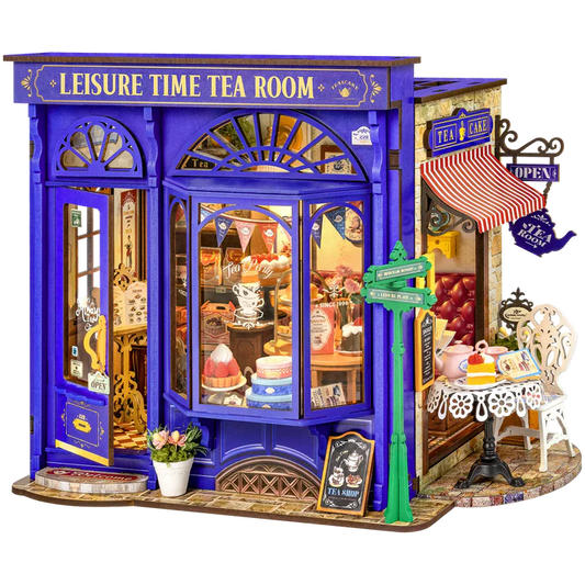 Robotime – Leisure Time Tea Room (Miniatura DIY Original)