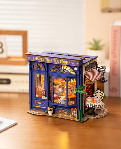 Robotime – Leisure Time Tea Room (Miniatura DIY Original)