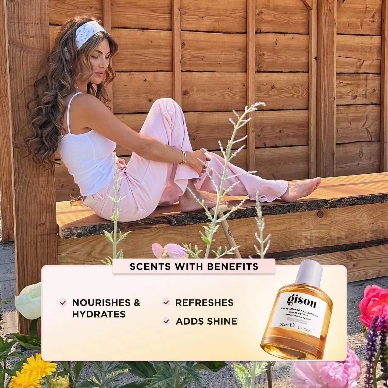Gisou – Honey Infused Hair Perfume Lavender