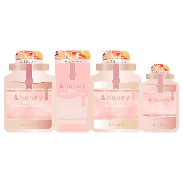 &honey Melty Moist Repair – Kit Capilar Japonés 4 Pasos